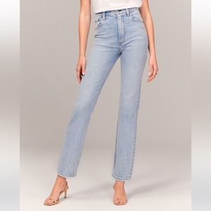 Abercrombie & Fitch The Ankle Straight Ultra High Rise Jeans Size 26 2